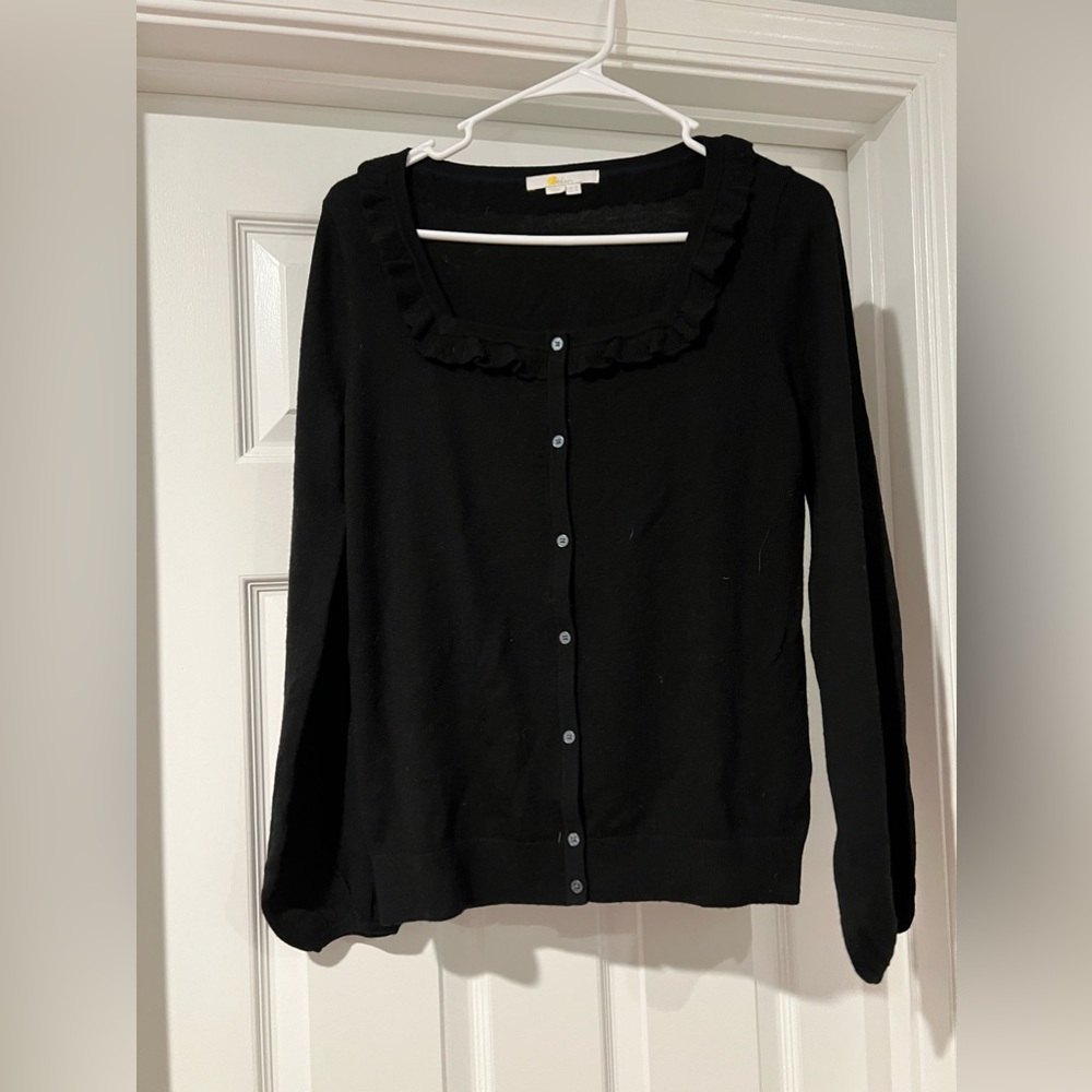 Biden black cardigan